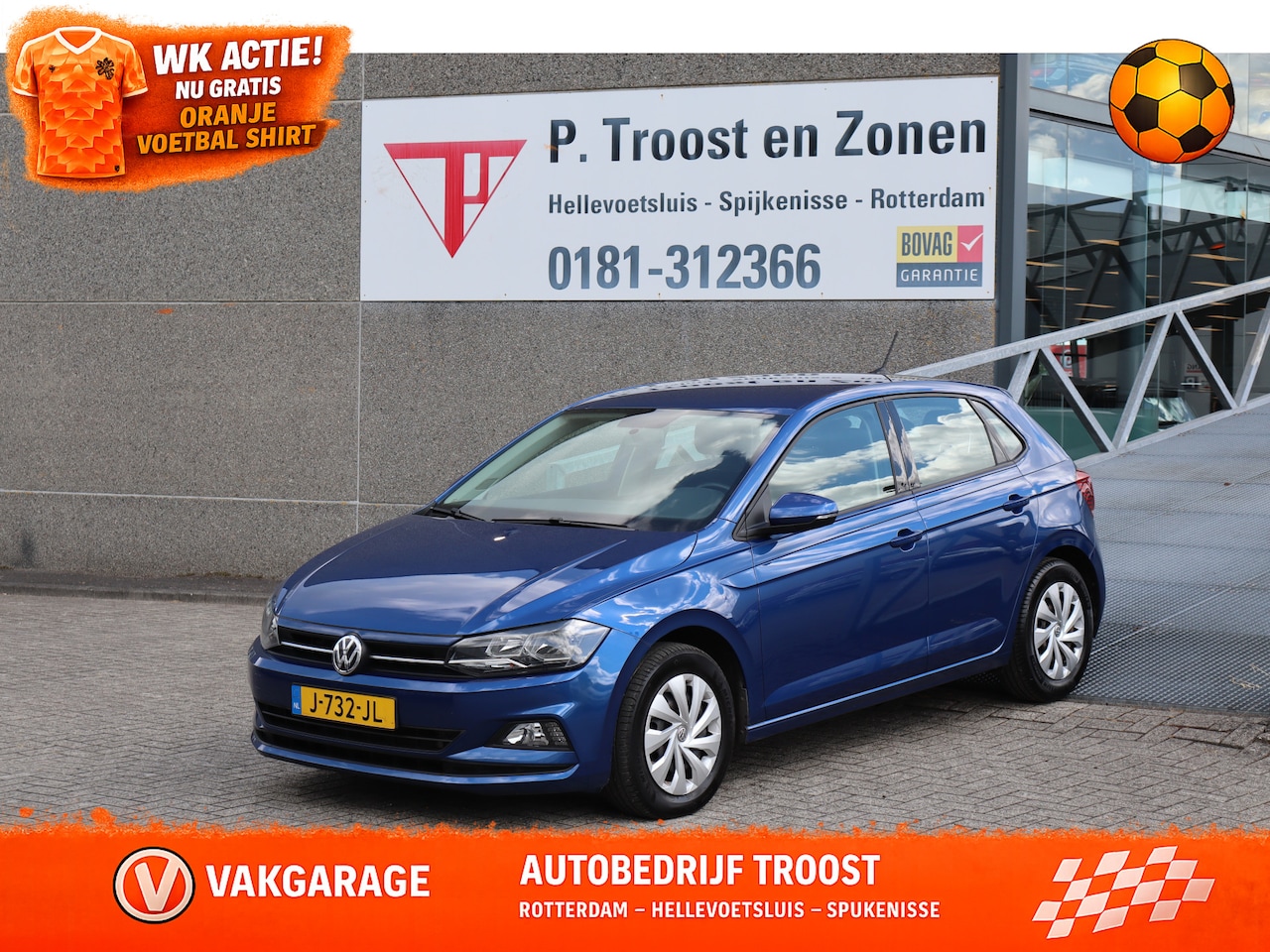 Volkswagen Polo - 1.0 TSI Comfortline Automaat! Apple carplay/Adaptieve cruise control/Navigatie/DAB/Airco - AutoWereld.nl