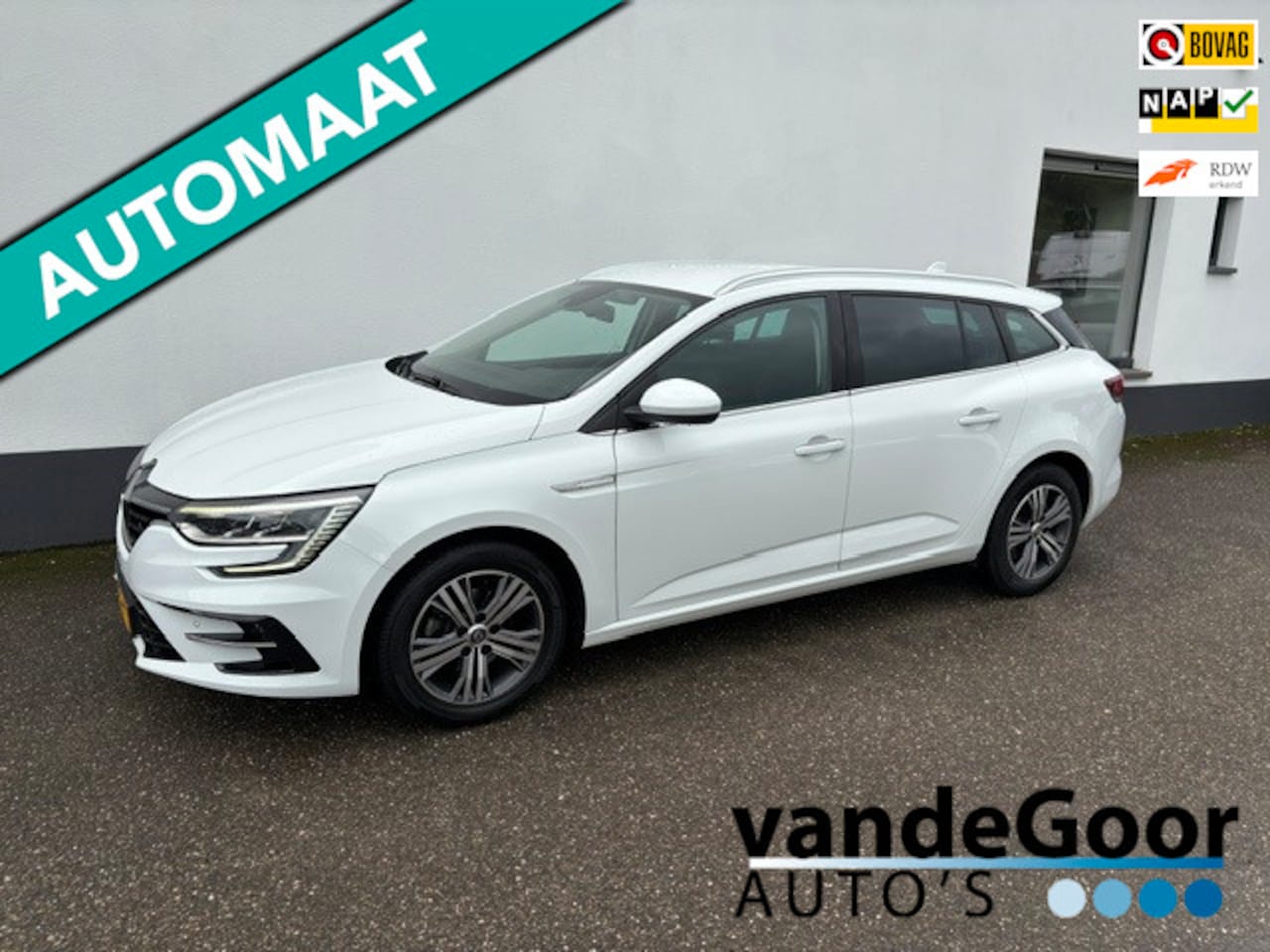 Renault Mégane Estate - 1.3 TCe Intens 1.3 TCe Intens, '21, aut., face lift, keurige auto met vele opties ! - AutoWereld.nl