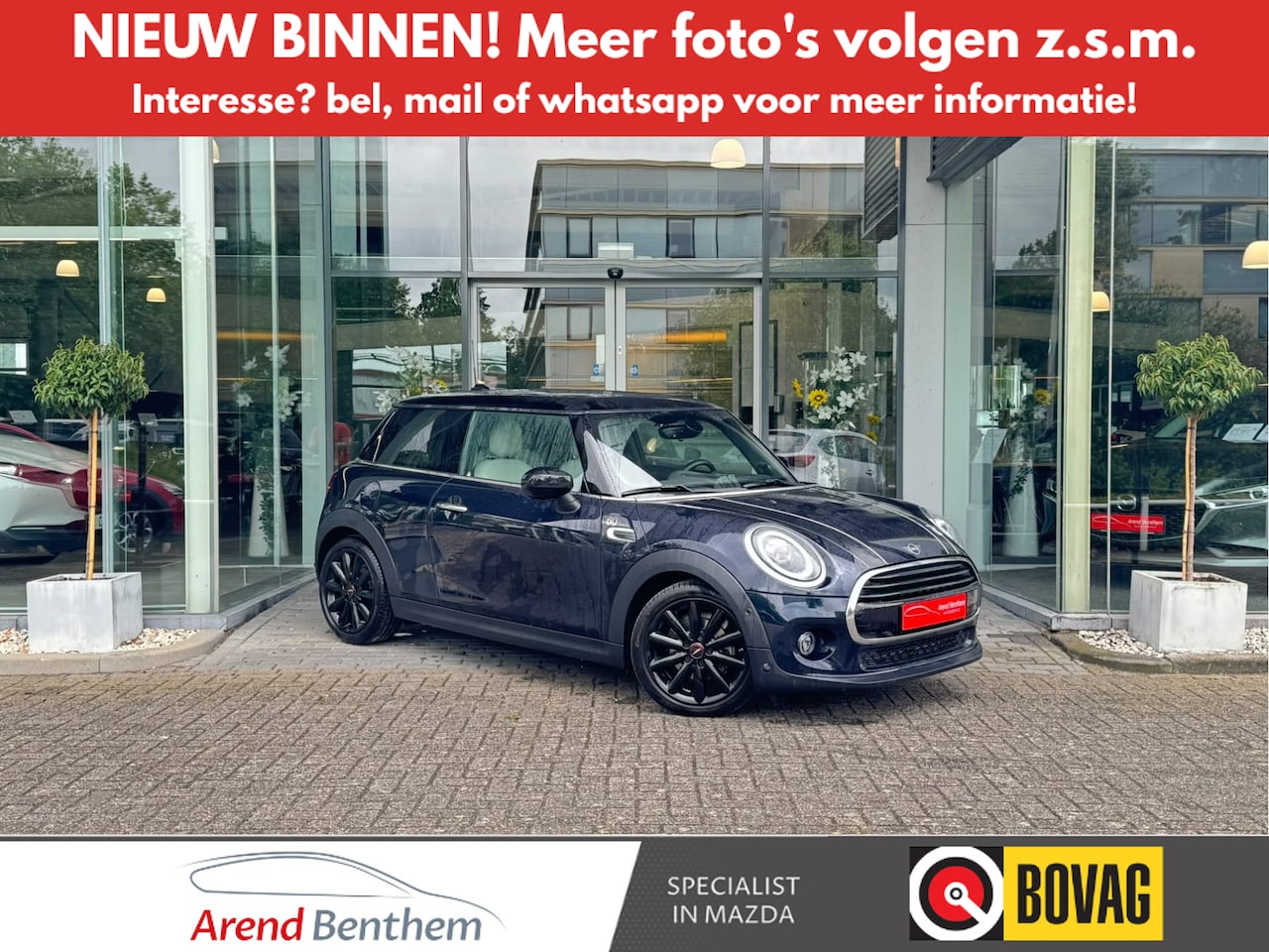 MINI 3-Deurs - 1.5 Cooper 60 Years Edition Pano / H&K Audio / Leer / Head-up / LED / Clima / Cruise - AutoWereld.nl