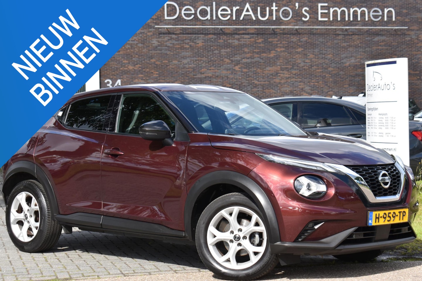 Nissan Juke - 1.0 DIG-T N-ECC LMV NAVI TREKHAAK - AutoWereld.nl
