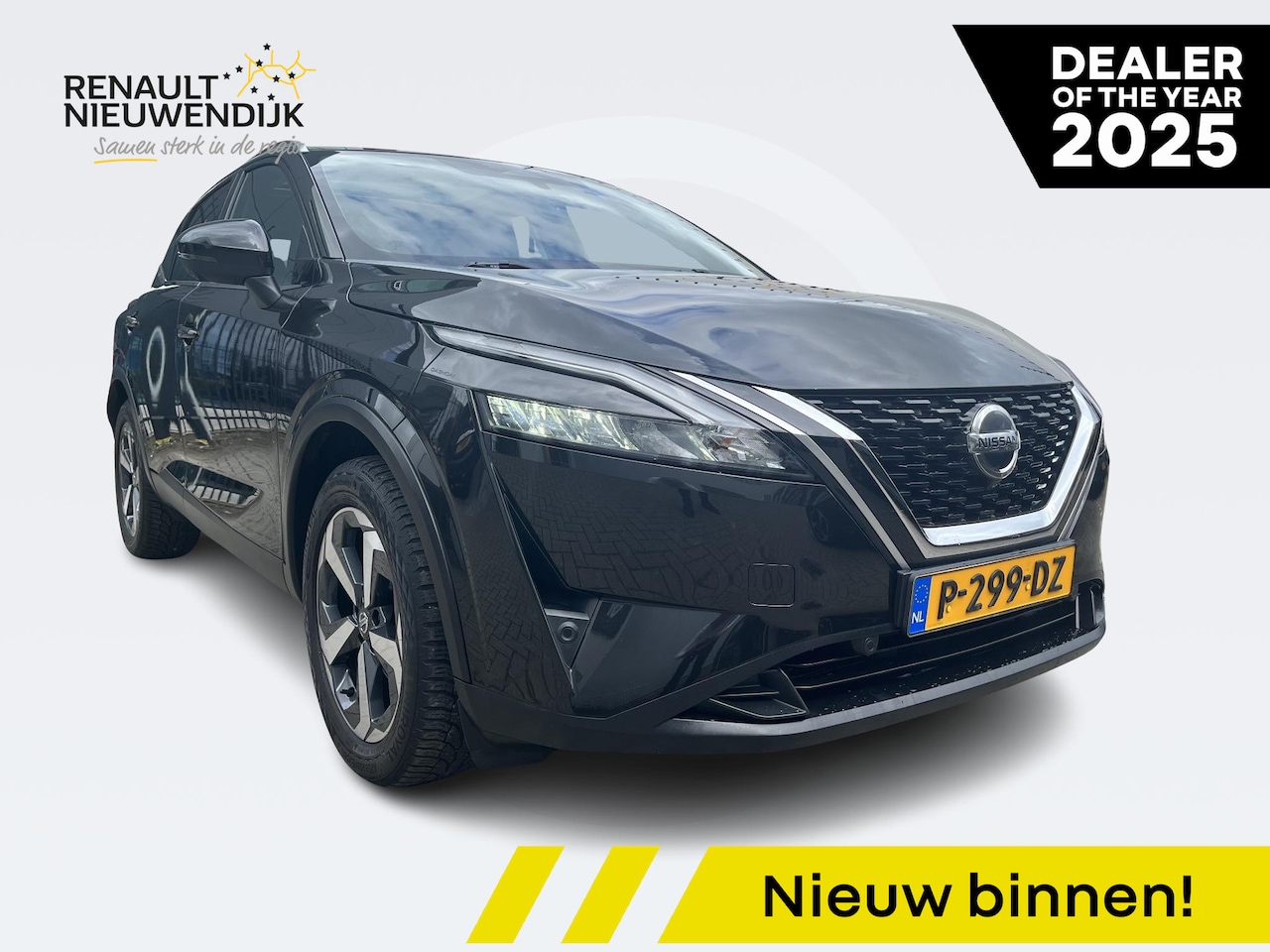 Nissan Qashqai - 1.3 MHEV Xtronic N-Connecta AUTOMAAT l CAMERA 360 l ALL SEASON BANDEN - AutoWereld.nl