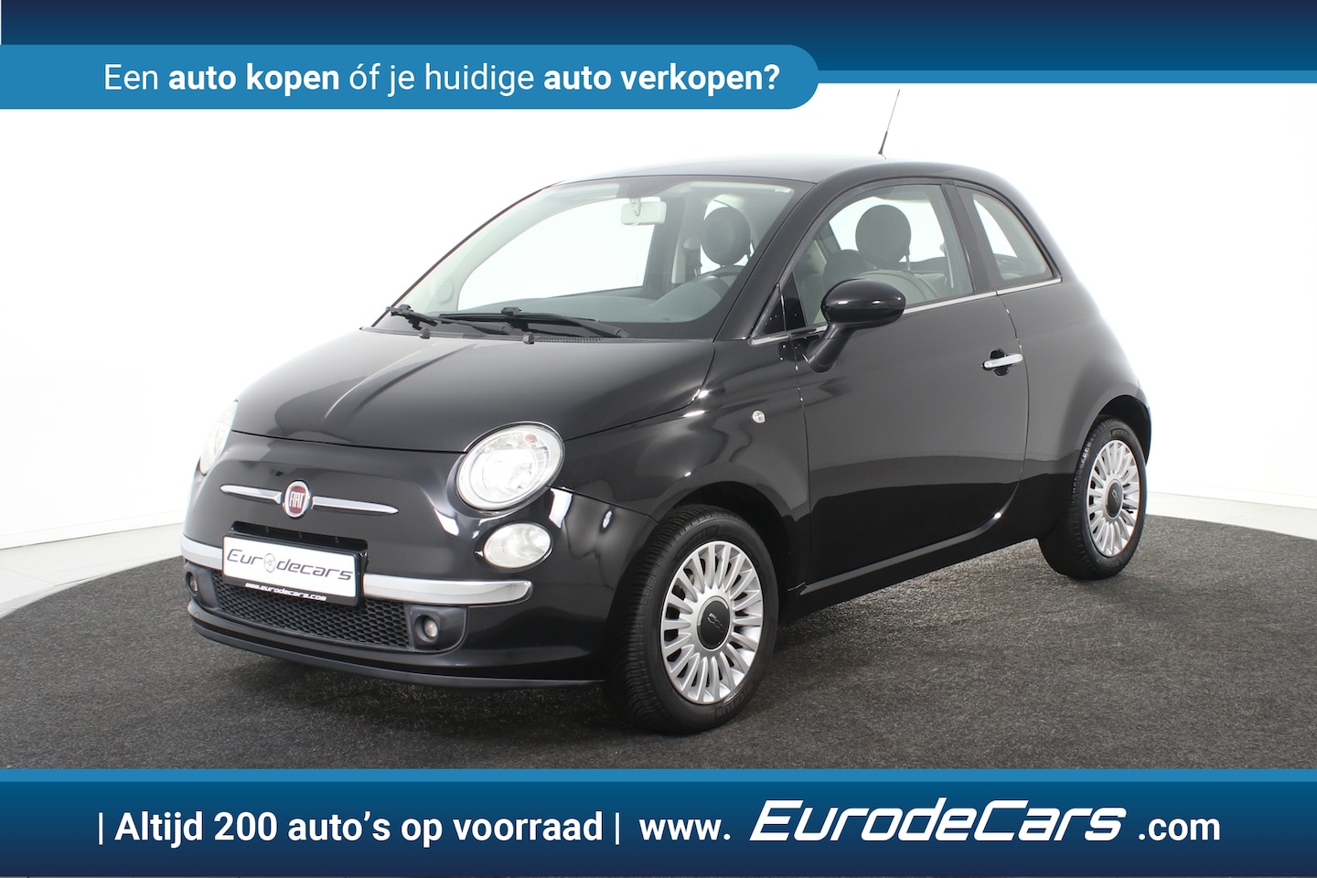 Fiat 500 - 1.2 Lounge *Panoramadak*Airco*Nieuwe APK* - AutoWereld.nl