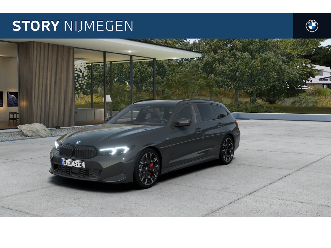 BMW 3-serie Touring - 330e M Sport Automaat / Panoramadak / Trekhaak / M Sportstoelen / Adaptieve LED / Parking - AutoWereld.nl