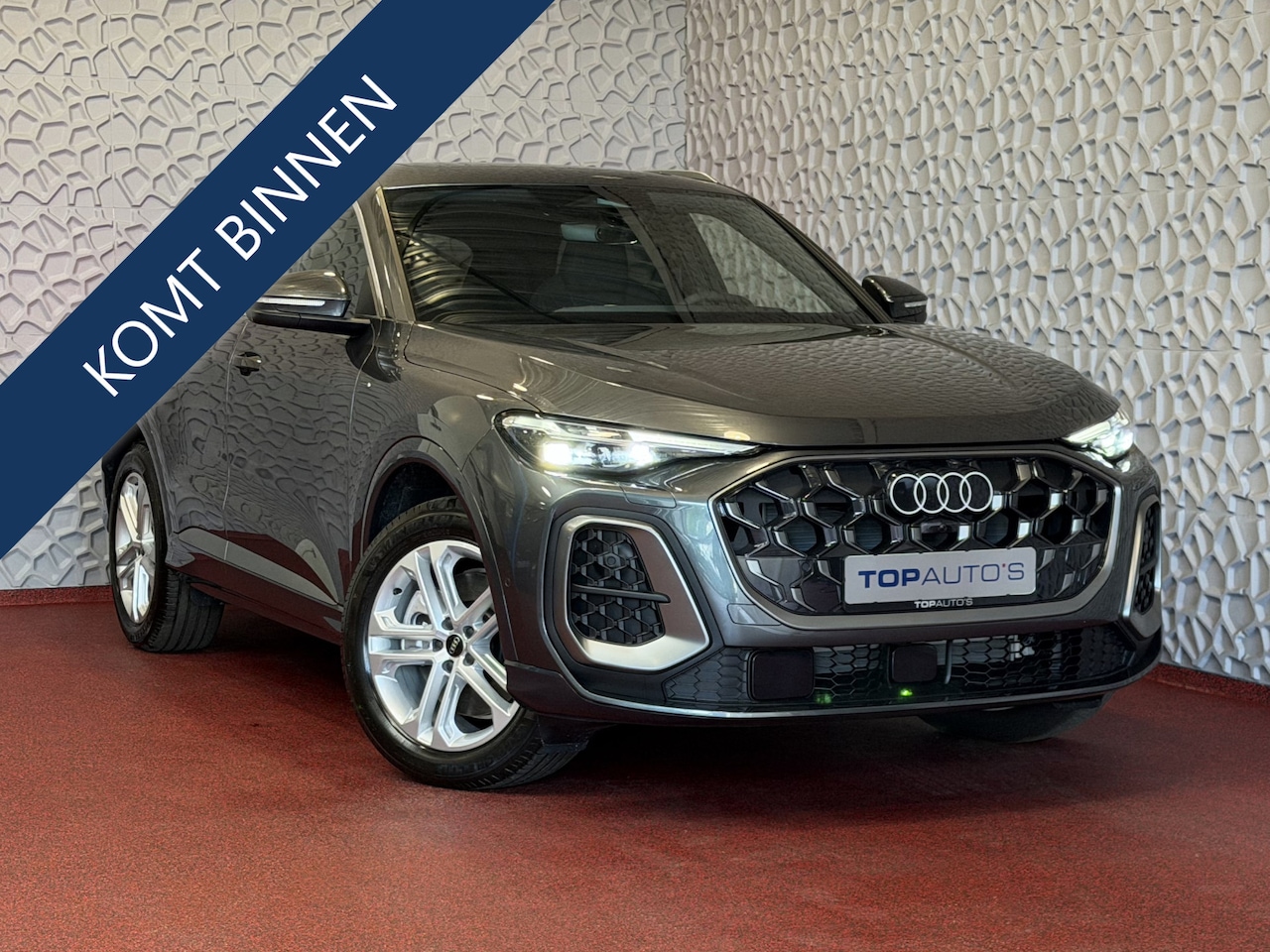 Audi Q5 - 2.0 TFSI E-HYBRID QUATTRO 300 PK S-EDITION PANO LEER 360CAM TREKHAAK MATRIXX LED ELEK.STOE - AutoWereld.nl