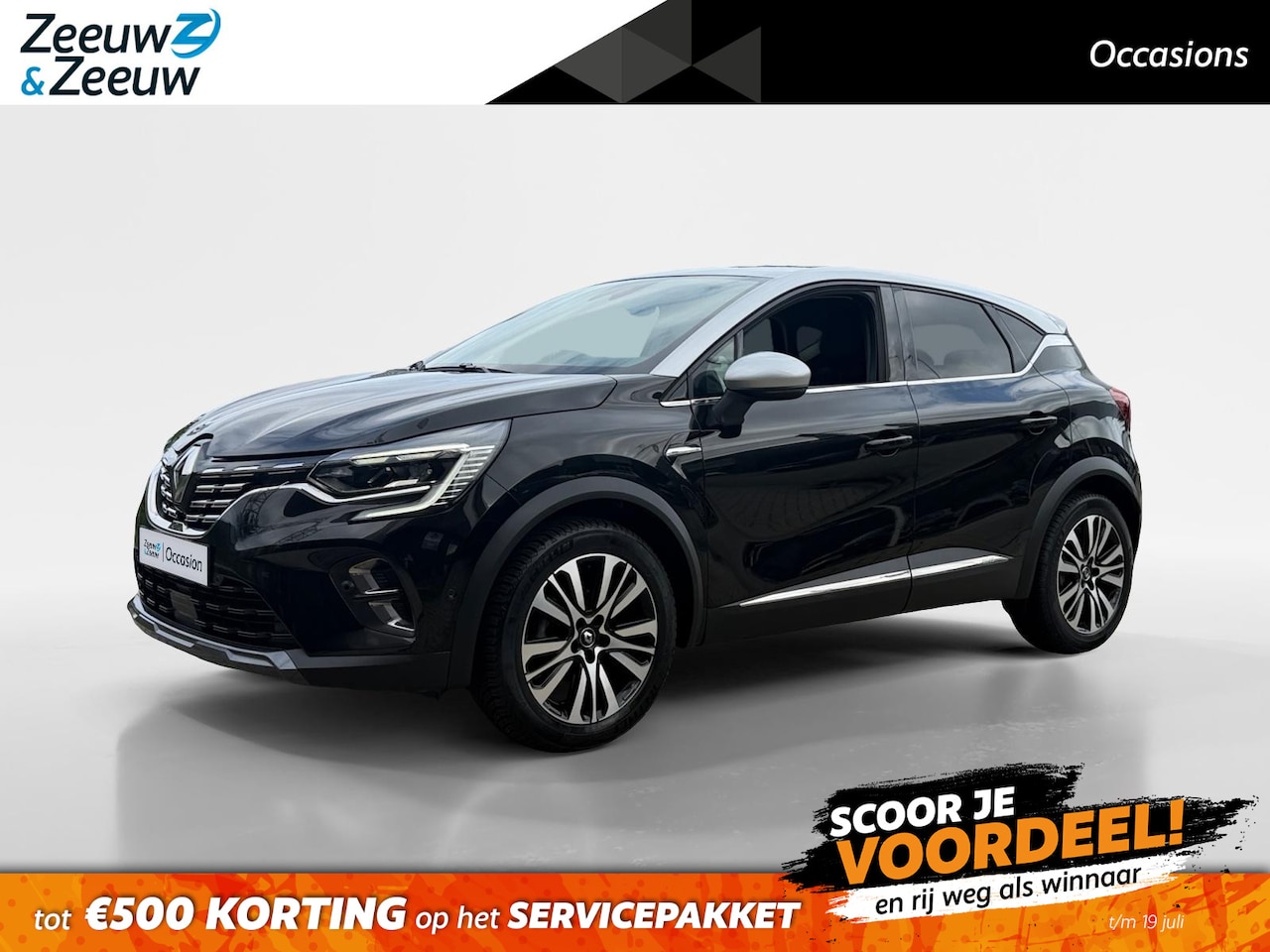 Renault Captur - 1.3 TCe 130 Initiale Paris | Automaat | Trekhaak | Lederen Bekleding | Stoel & Stuurverwar - AutoWereld.nl