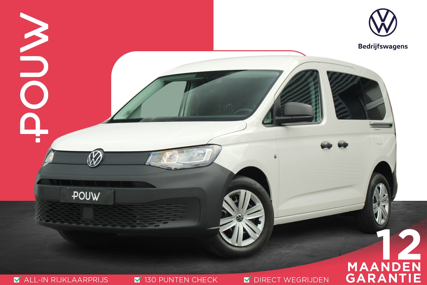 Volkswagen Caddy Cargo - 2.0 TDI 122pk DSG | Schuifdeur L+R | Navigatie | Parkeersensoren | Cruise Control | Airco - AutoWereld.nl