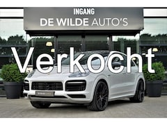 Porsche Cayenne Coupé - 3.0 E-Hybrid SportDesign 462pk Krijt 4-wielbesturing Sportuitlaat Pano 18-weg ACC