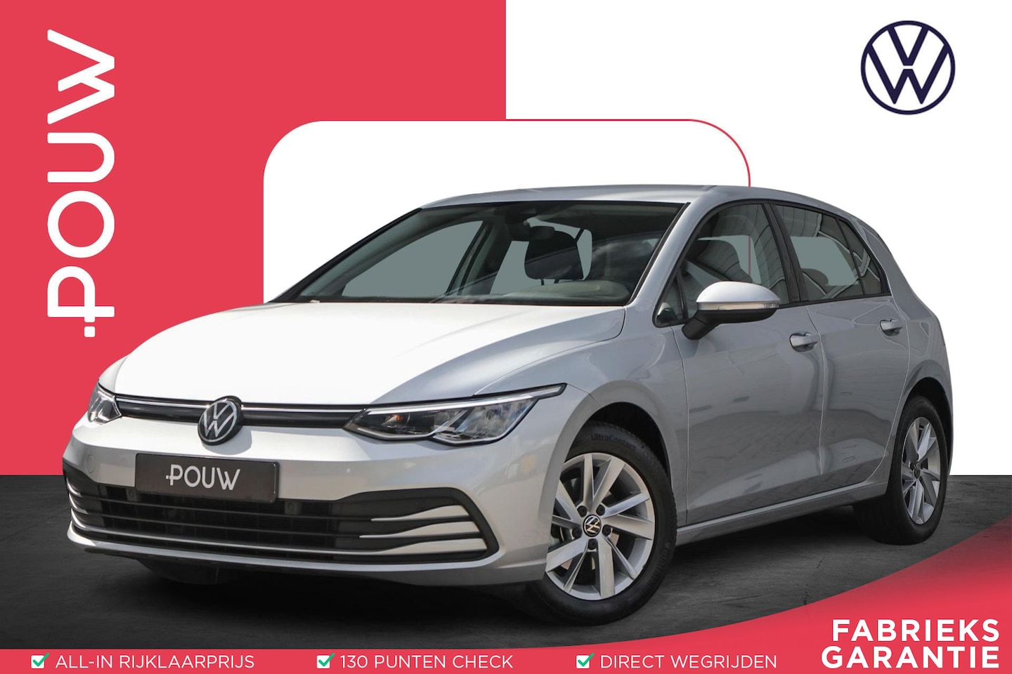 Volkswagen Golf - 1.0 eTSI 110pk DSG Life | Navigatie | Achteruitrijcamera | App Connect - AutoWereld.nl
