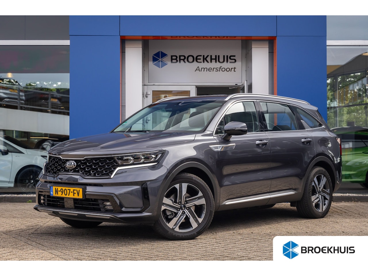 Kia Sorento - 1.6 T-GDI Plug-in Hybrid 4WD DynamicLine 7p. | Trekhaak | 7-zitter! | Cruise adaptief | St - AutoWereld.nl