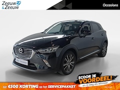 Mazda CX-3 - 2.0 SkyActiv-G 120 TS+ *Airco*Parkeersensoren*Leder*Trekhaak*Hoge instap