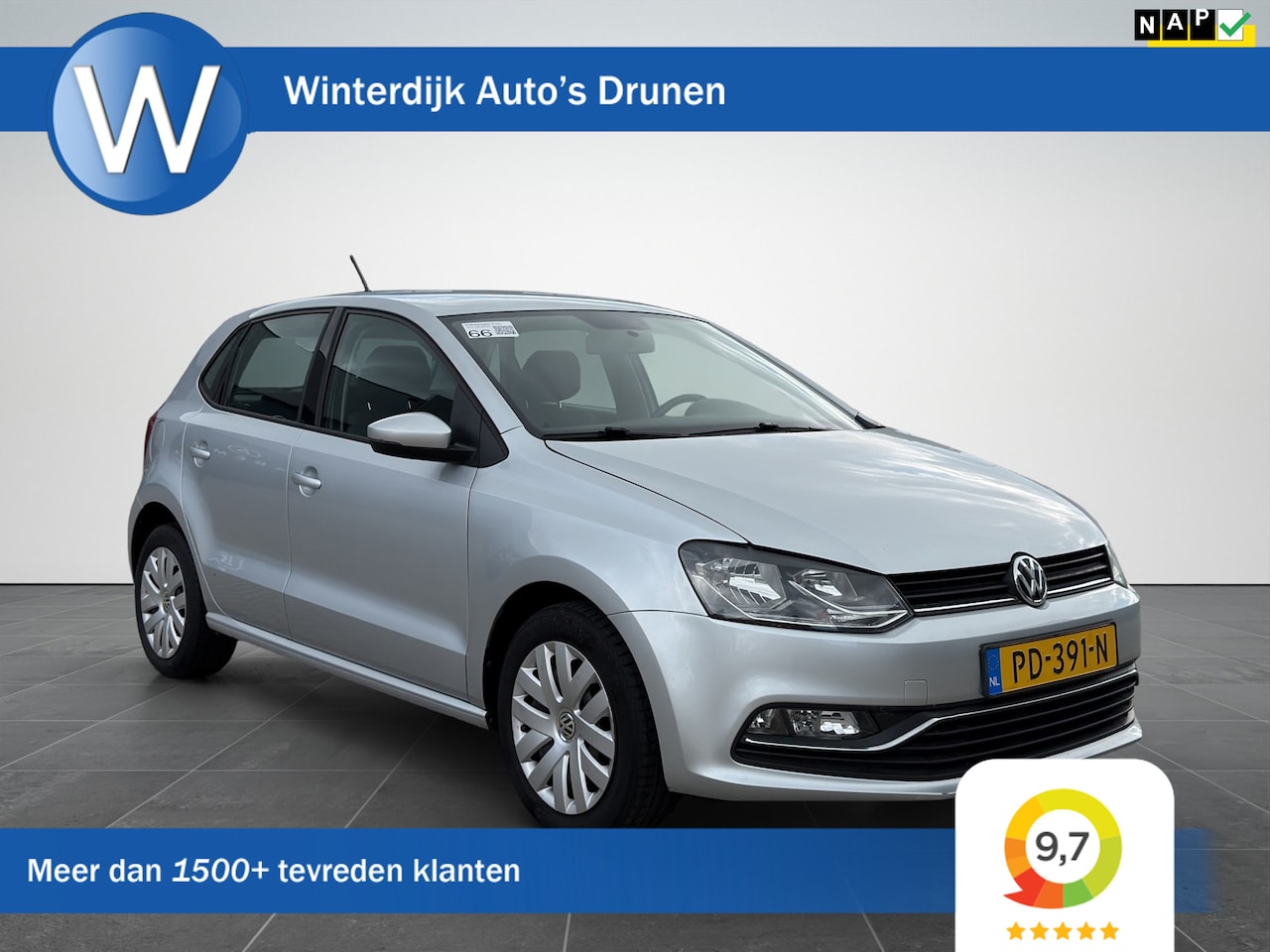 Volkswagen Polo - 1.2 TSI Comfortline Airco|Apple Carplay|NAP - AutoWereld.nl