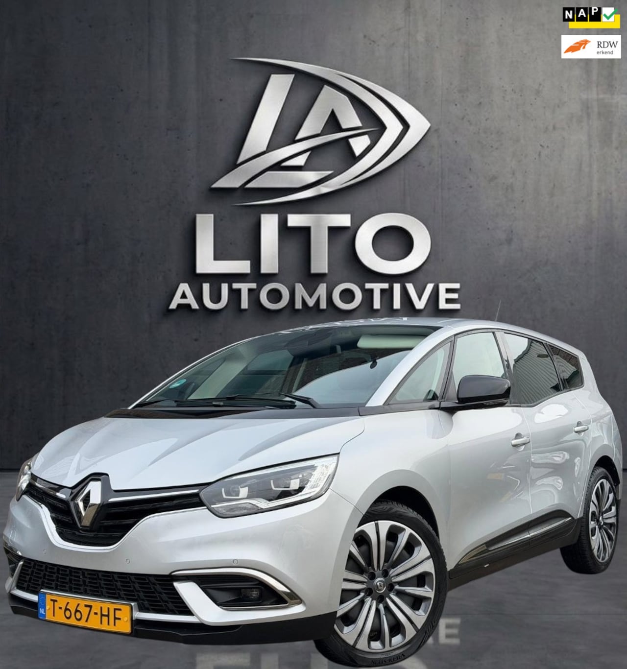 Renault Grand Scénic - 1.3 TCe Equilibre|7-Persoons|AIRCO|NAVI|AUTOMAAT|CAMERA|CARPLAY| - AutoWereld.nl