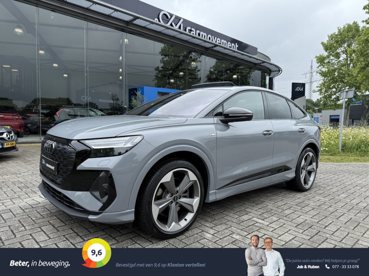 Audi Q4 Sportback e-tron - 50 Quattro S-Line | Bomvol | Elektr. trekhaak | Pano | Memory - AutoWereld.nl