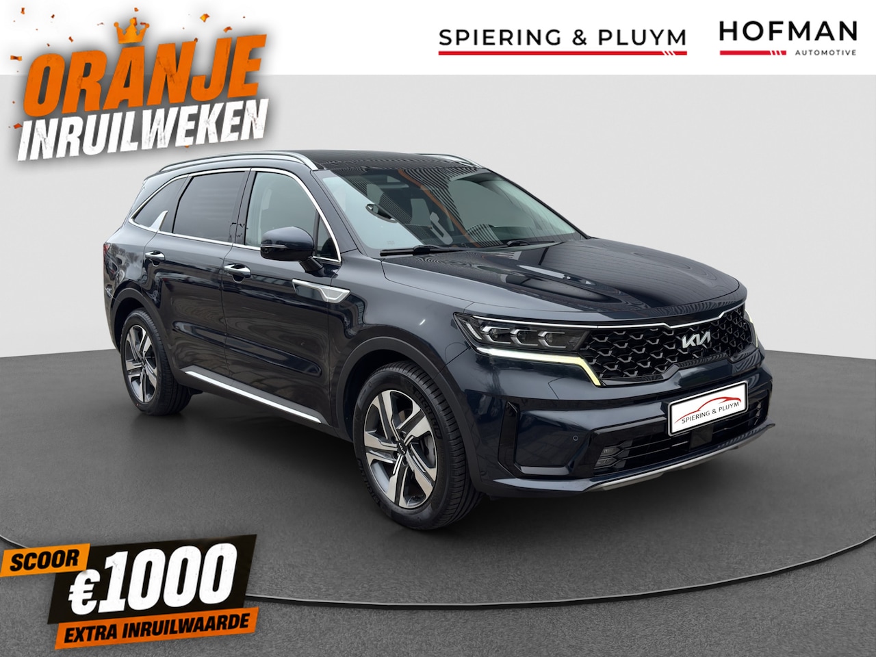 Kia Sorento - 1.6 T-GDI Hybrid 2WD DynamicPlusLine 7p. | Pano | Adaptive | Stoelverw | - AutoWereld.nl