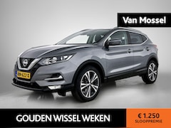 Nissan Qashqai - 1.2 N-Connecta | AUTOMAAT | PANORAMADAK | 360 CAMERA | RIJSTROOKHULP | TREKHAAK | CRUISE C