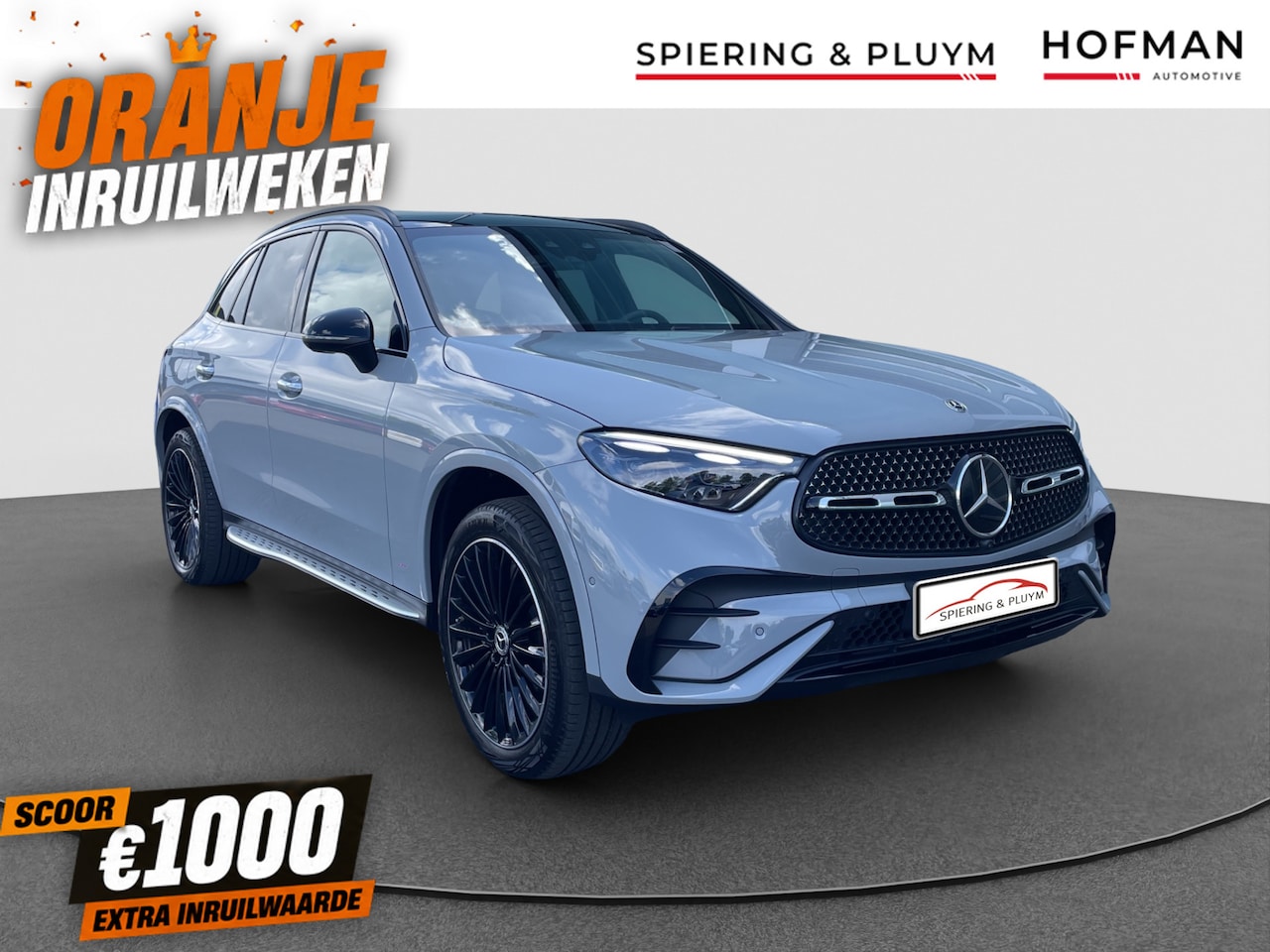 Mercedes-Benz GLC-klasse - 400e 4MATIC Business Solution AMG | HUD | Pano | Burmester | Tr. Haak | leder! - AutoWereld.nl