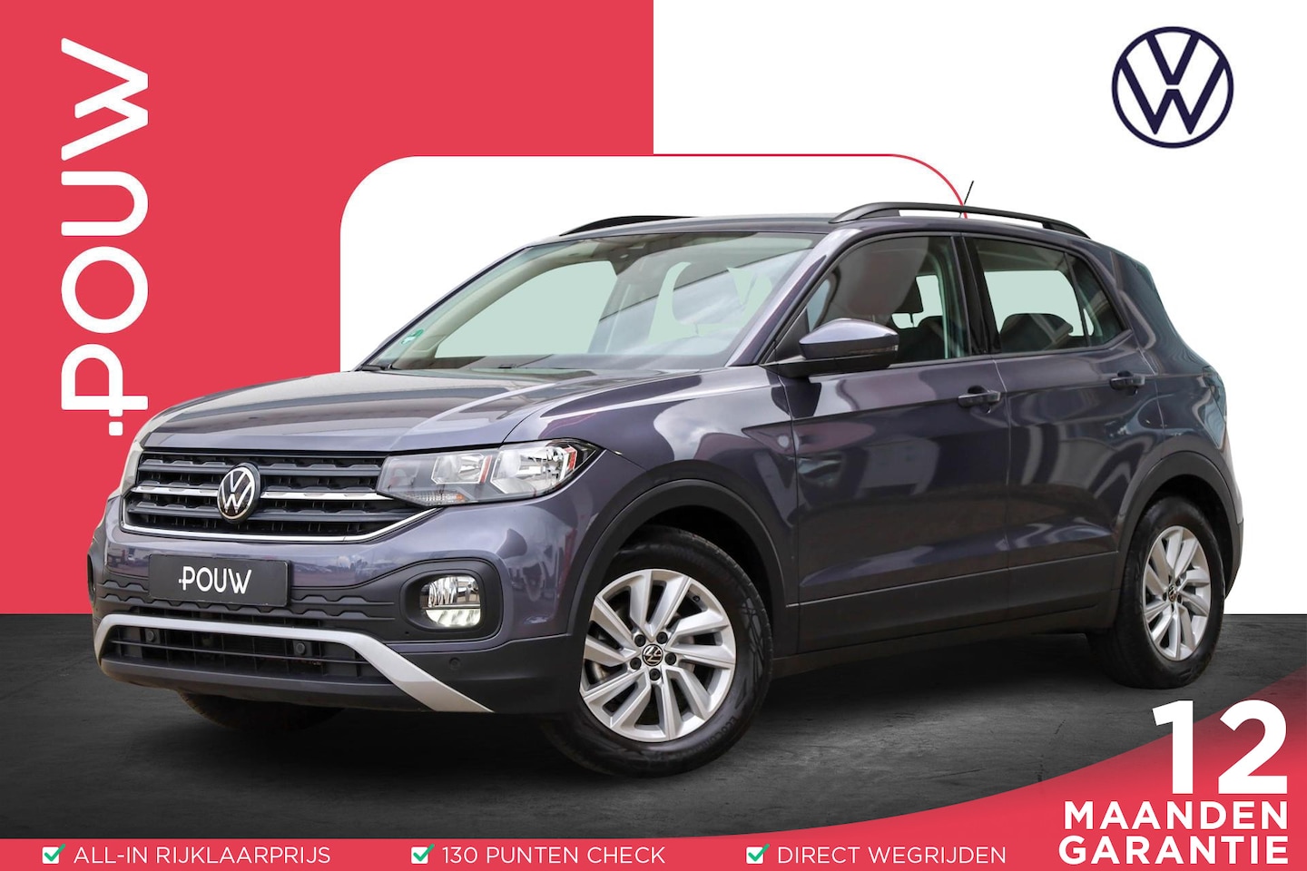 Volkswagen T-Cross - 1.0 TSI 95pk Life | Parkeersensoren | Cruise Control Adaptief | DAB - AutoWereld.nl