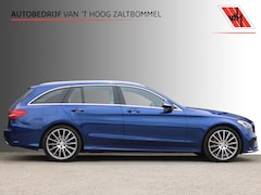 Mercedes-Benz C-klasse Estate - 400 4MATIC AMG PANORAMADAK LUCHTVERING LEDER MEMORY HEAD-UP COMAND 19'' TREKHAAK