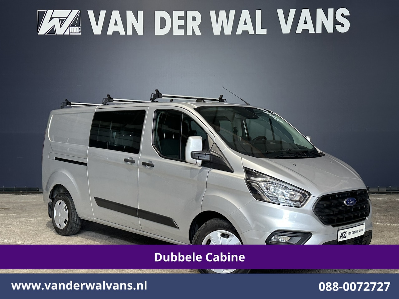 Ford Transit Custom - 2.0 TDCI 131pk L2H1 Dubbele Cabine Euro6 Airco | 5-Zits | Camera | Apple Carplay | LED | 2 - AutoWereld.nl