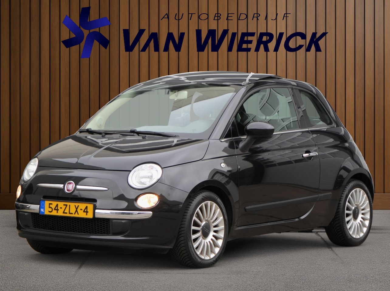 Fiat 500 - 0.9 TwinAir Lounge 86PK Incl Garantie!| Schuif/kantel dak | Leer | Airco | LM Velgen - AutoWereld.nl