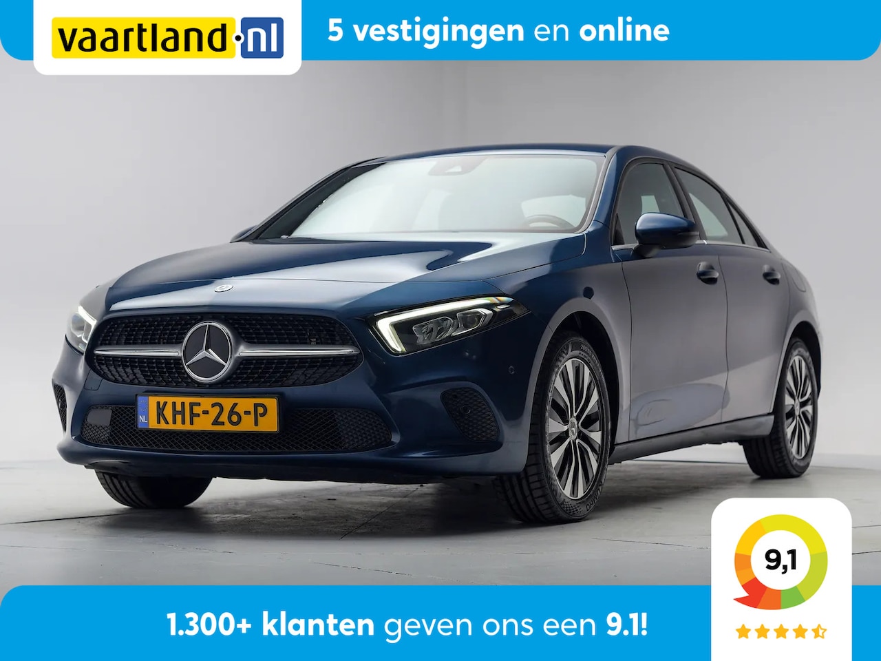 Mercedes-Benz A-klasse - 250 e Premium [ LED Half-leder Navi Camera ] - AutoWereld.nl