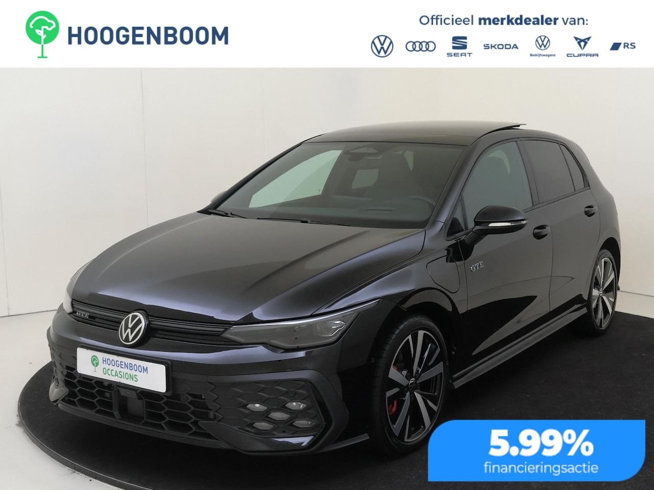 Volkswagen Golf - 1.5 eHybrid GTE | SoH 100% | Panoramadak | Trekhaak | Lederen bekleding ‘Vienna’ | Head-up - AutoWereld.nl