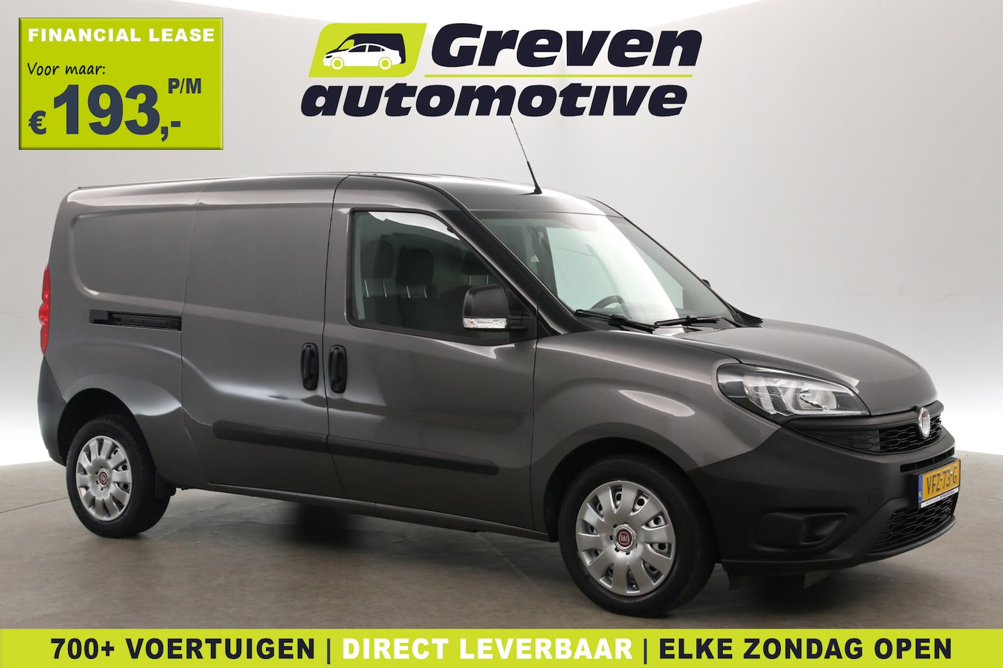 Fiat Doblò - 1.6 MJ L2H1 Maxi 105PK | 3 Zits | Airco | Cruise | Navigatie | Parkeersens. - AutoWereld.nl
