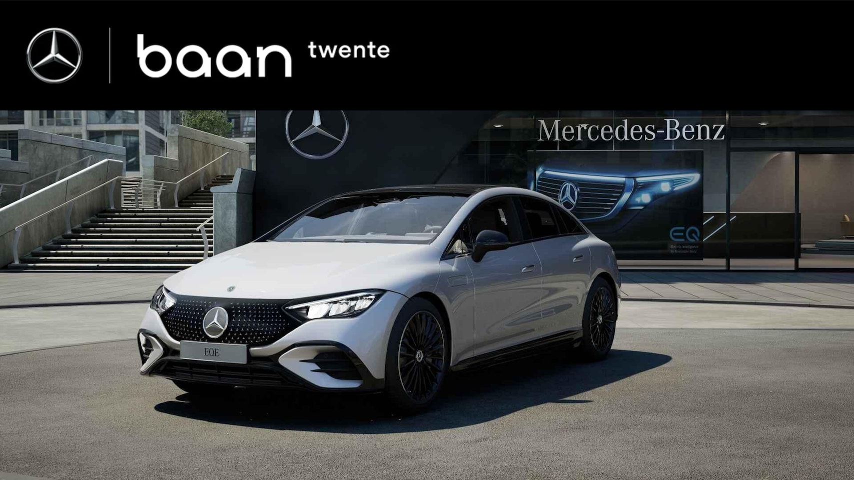 Mercedes-Benz EQE - 300 Business Solution AMG Line | Nightpakket | Rijassistentiepakket | Spiegelpakket | Park - AutoWereld.nl