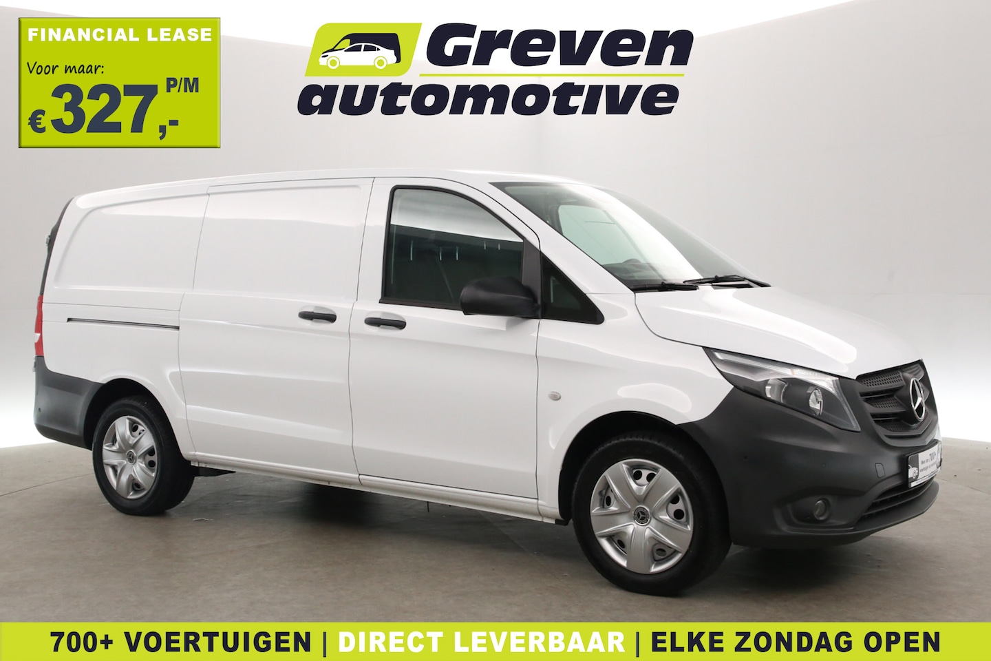 Mercedes-Benz Vito - 114 CDI Lang | Airco | Cruise | Carplay | 3 Zits | Trekhaak | Parkeersens. - AutoWereld.nl