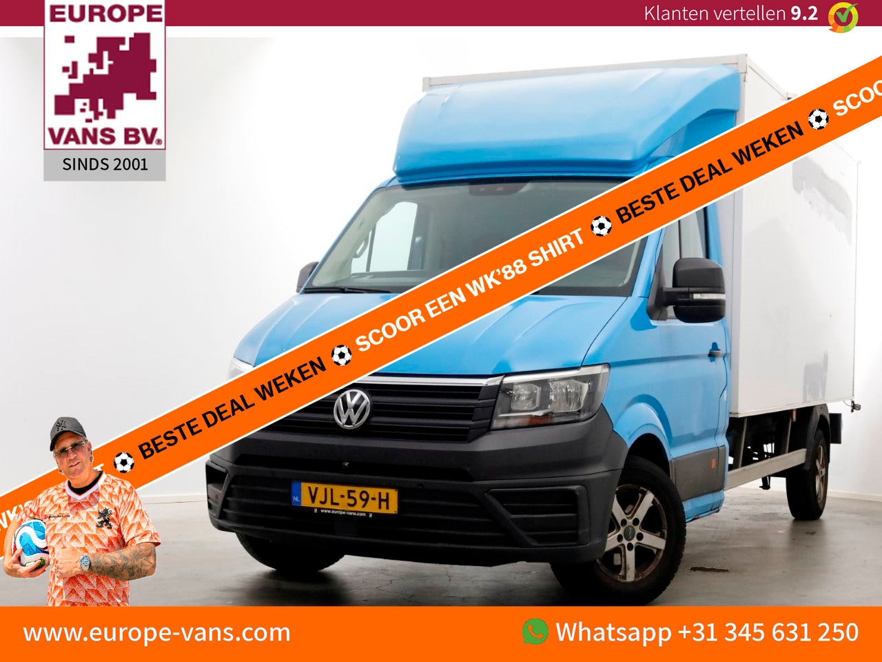 Volkswagen Crafter - 35 2.0 TDI E6 Bakwagen met achterdeuren 2-Persoons 02-2021 - AutoWereld.nl