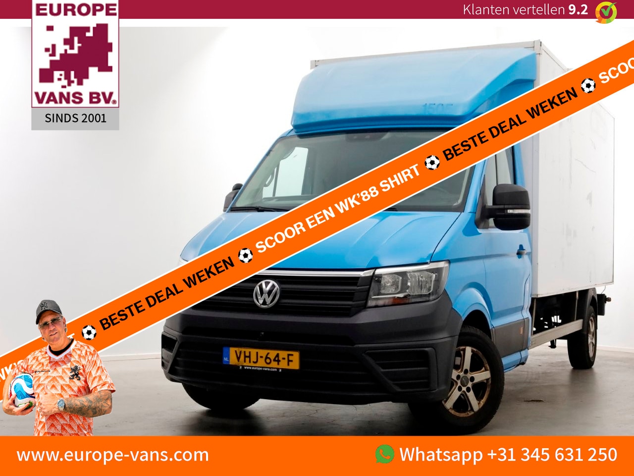 Volkswagen Crafter - 35 2.0 TDI E6 Bakwagen met achterdeuren 2-Persoons 10-2020 - AutoWereld.nl