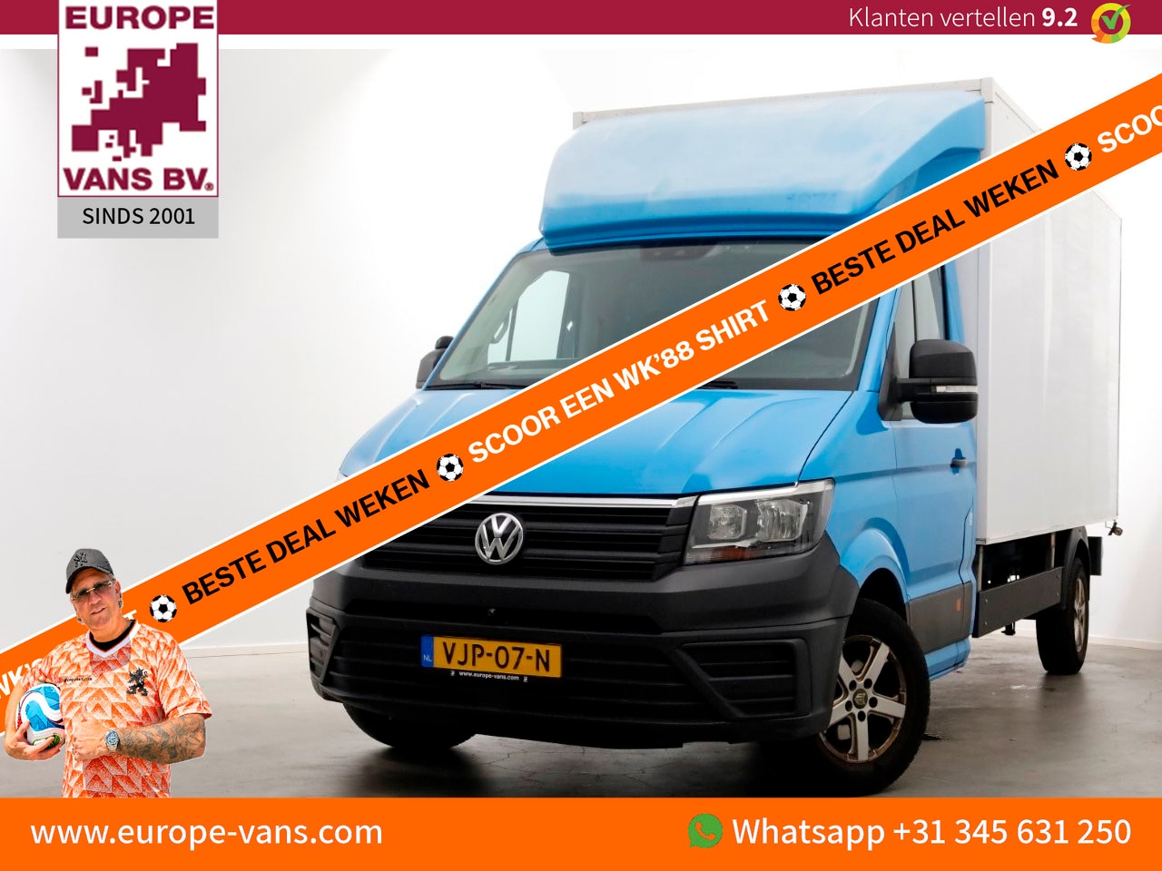 Volkswagen Crafter - 35 2.0 TDI E6 Bakwagen met achterdeuren 2-Persoons 03-2021 - AutoWereld.nl