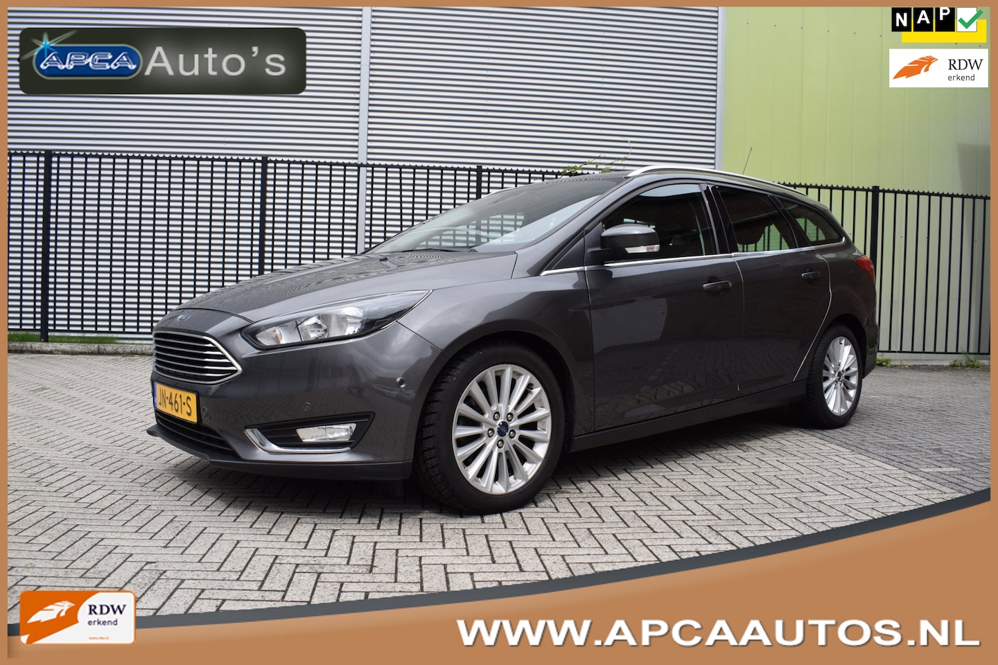 Ford Focus Wagon - 1.5 Titanium 6 mnd GARANTIE Nwe DBriem DealerOH Parkeer assist Navi Climate CruiseC Trekha - AutoWereld.nl