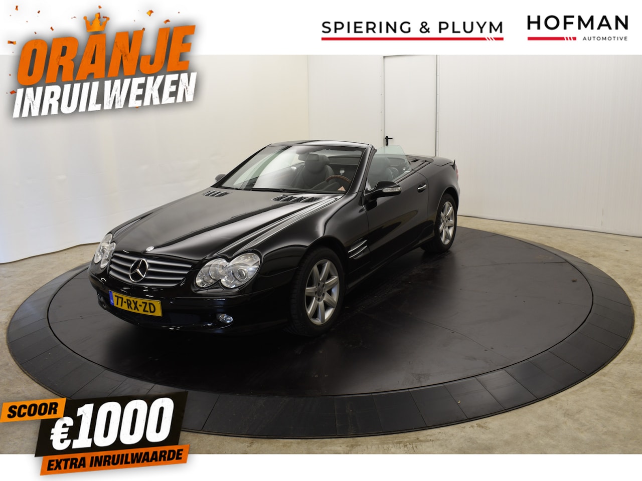Mercedes-Benz SL-klasse Cabrio - 500 V8 306PK Youngtimer Navi Clima Leer PDC - AutoWereld.nl