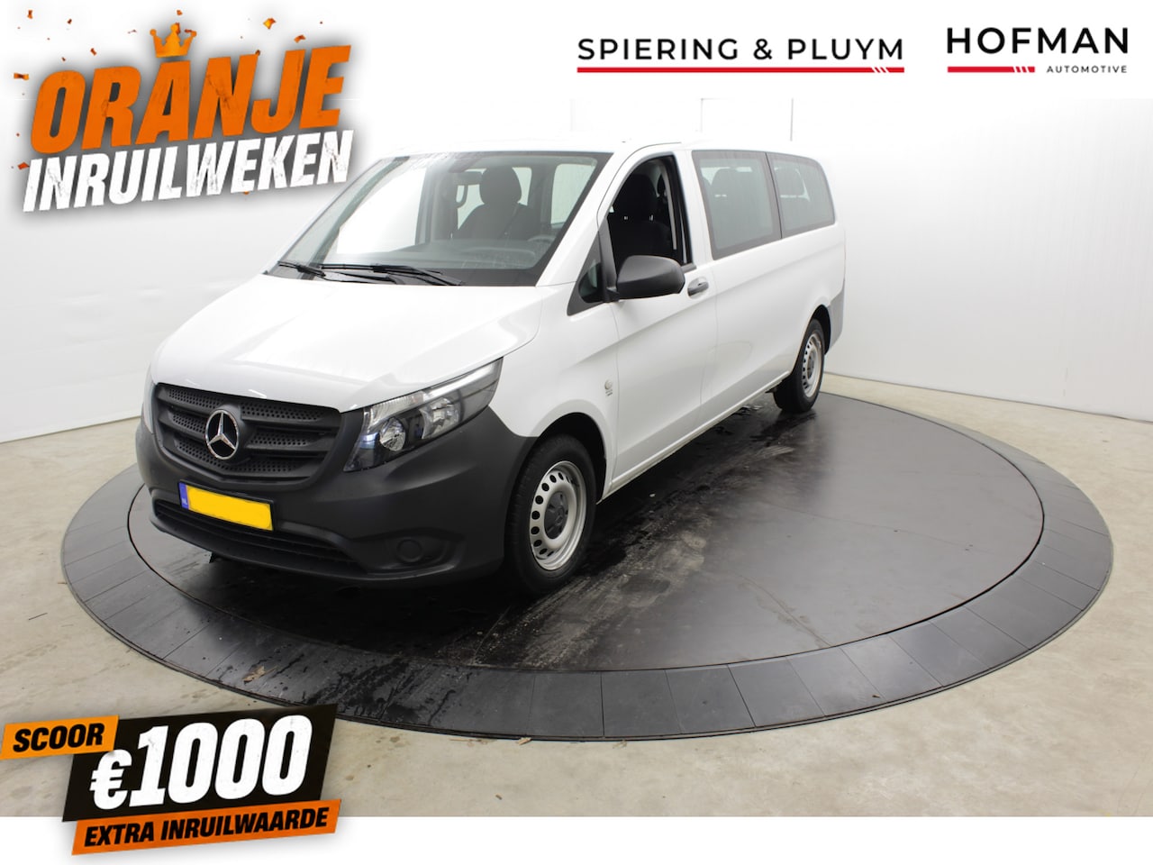 Mercedes-Benz Vito - 109 BlueTEC XL L3 9 Personen Airco BPM-Vrij ex BTW - AutoWereld.nl