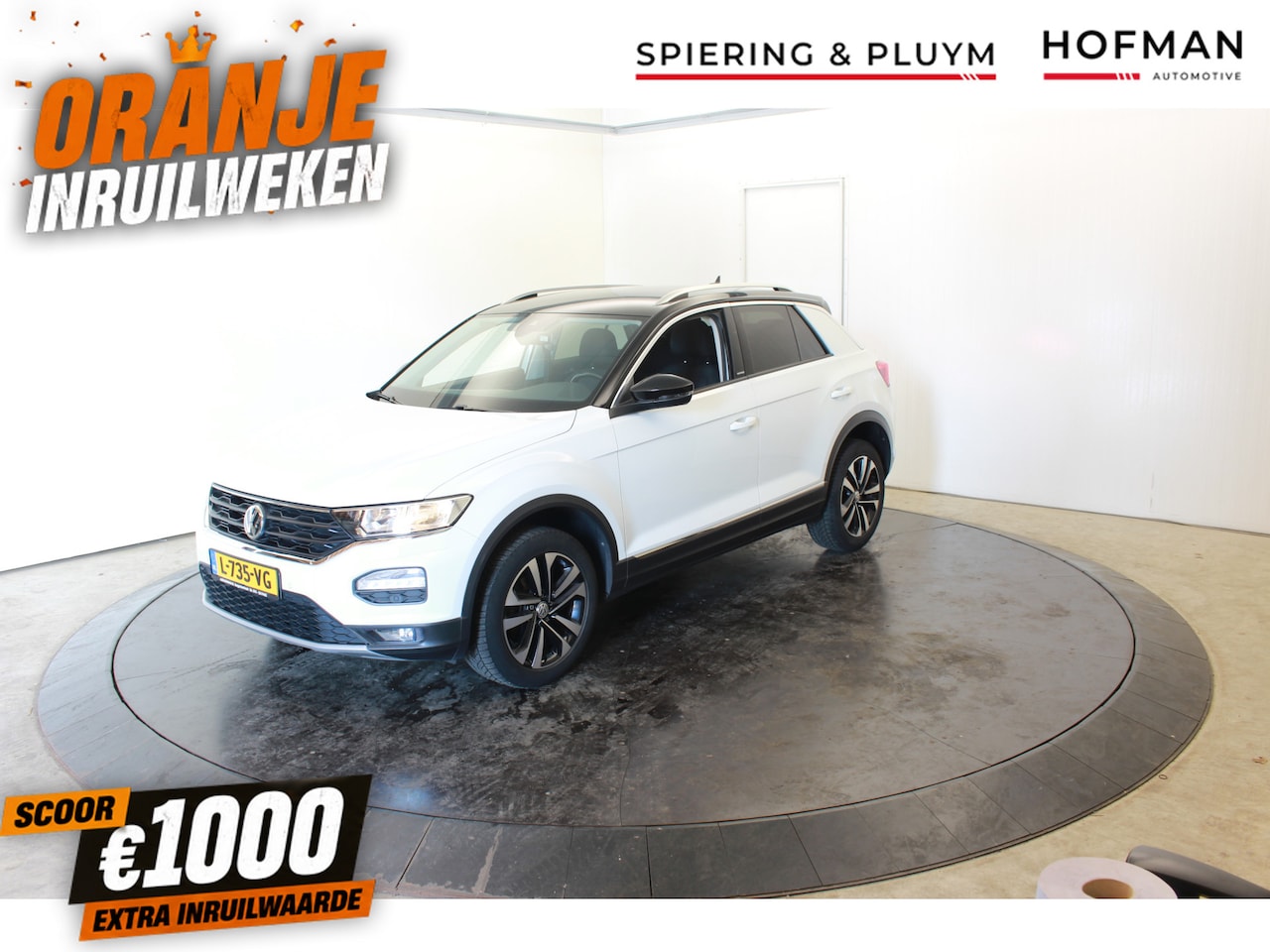 Volkswagen T-Roc - 1.5 TSI Sport United R Bi-toneAutomaat Navi Carplay Stoelverw. Adapt. Cru - AutoWereld.nl