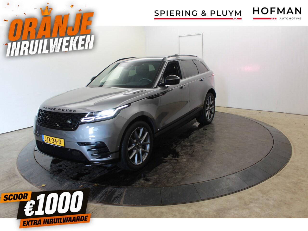 Land Rover Range Rover Velar - 2.0 P400e R-Dynamic Black Pack Pano 360ºCam Meridian Vol Leder Virtual El-A-klep Mem Seat - AutoWereld.nl
