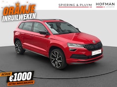 Skoda Karoq - 1.5 TSI ACT Sportline Business | Pano | Adaptive | Trekhaak | Canton | Dodehoek det. |