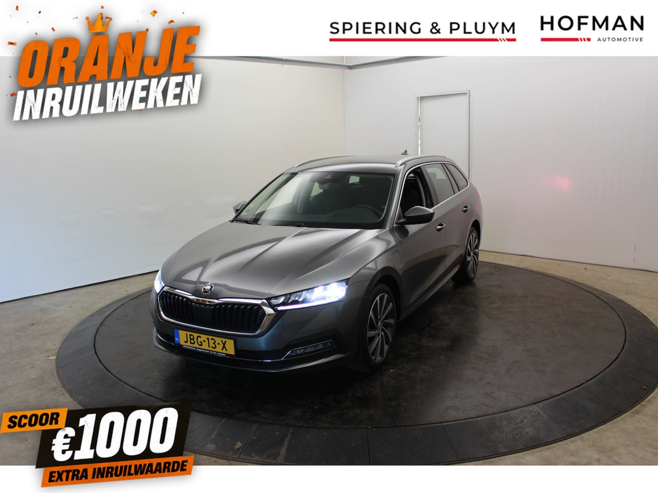 Skoda Octavia - Style 1.4 TSI iV PHEV 204 PK 1500 Kg Trekgew Camera El aKlep Mem Seats dHoek detec Adap - AutoWereld.nl