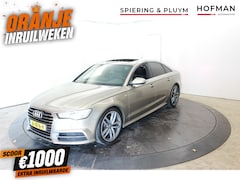 Audi A6 Limousine - Limo 1.8 TFSI Premium S Line Apk tot 03-2027 Pano Vol Leder EL aKlep Zwarte hemel Mem Seat