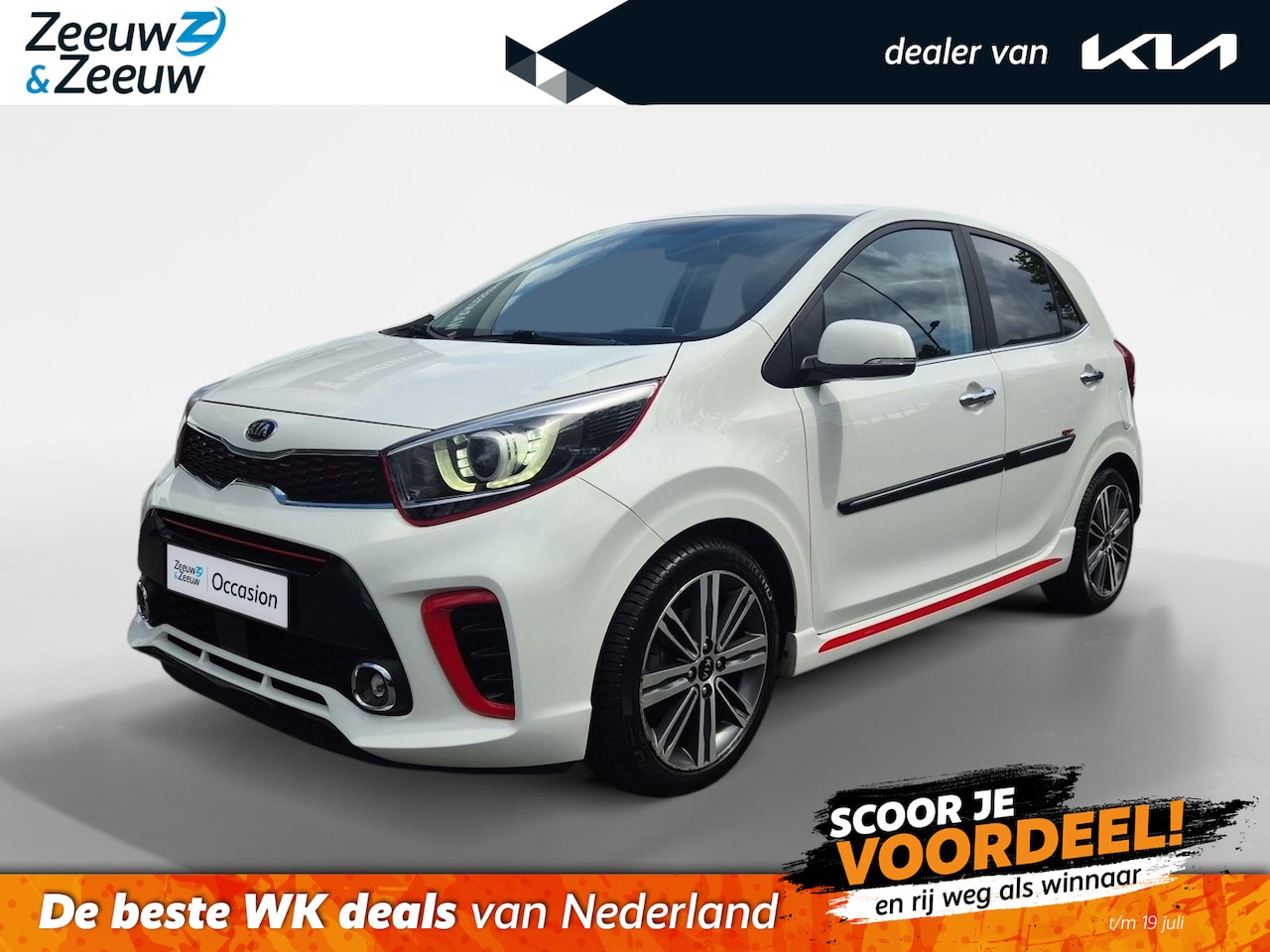 Kia Picanto - 1.2 CVVT GT-Line | Airco | Navi | Camera | LM Velgen | Leder | AUTOMAAT | - AutoWereld.nl
