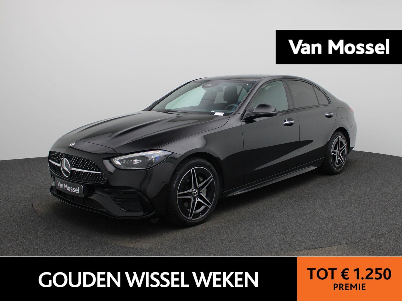 Mercedes-Benz C-klasse - 300 e AMG Line | Navigatie | Camera | Memory | Stoelverwarming - AutoWereld.nl
