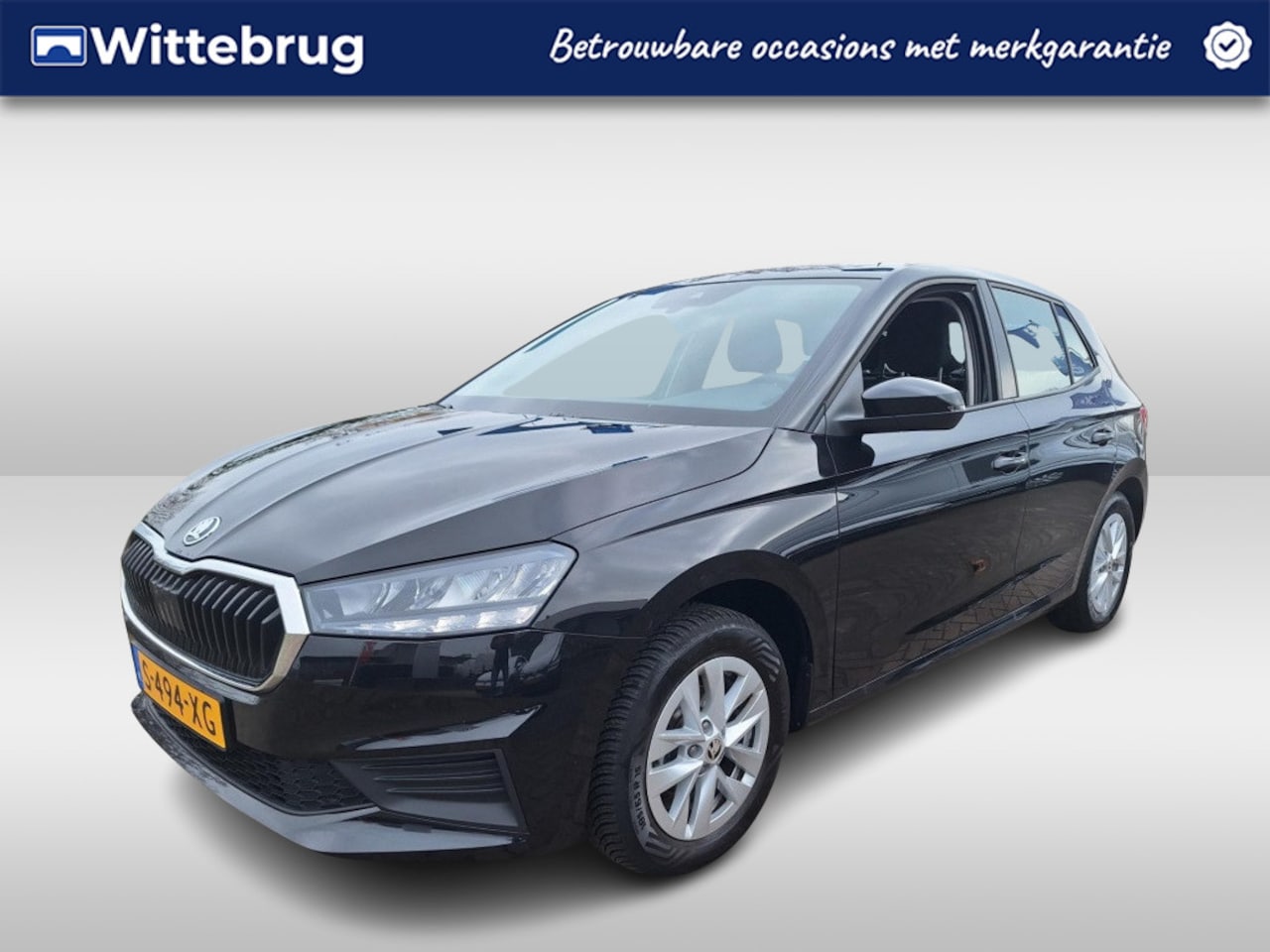 Skoda Fabia - 1.0 TSI Ambition LED verlichting / Cruise control / Airco / Navigatie / App-connect - AutoWereld.nl