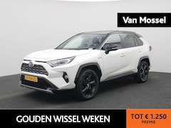 Toyota RAV4 - 2.5 Hybrid AWD Bi-Tone | Trekhaak | Panorama dak | LMV | Automaat | Half Leder | Parkeer s