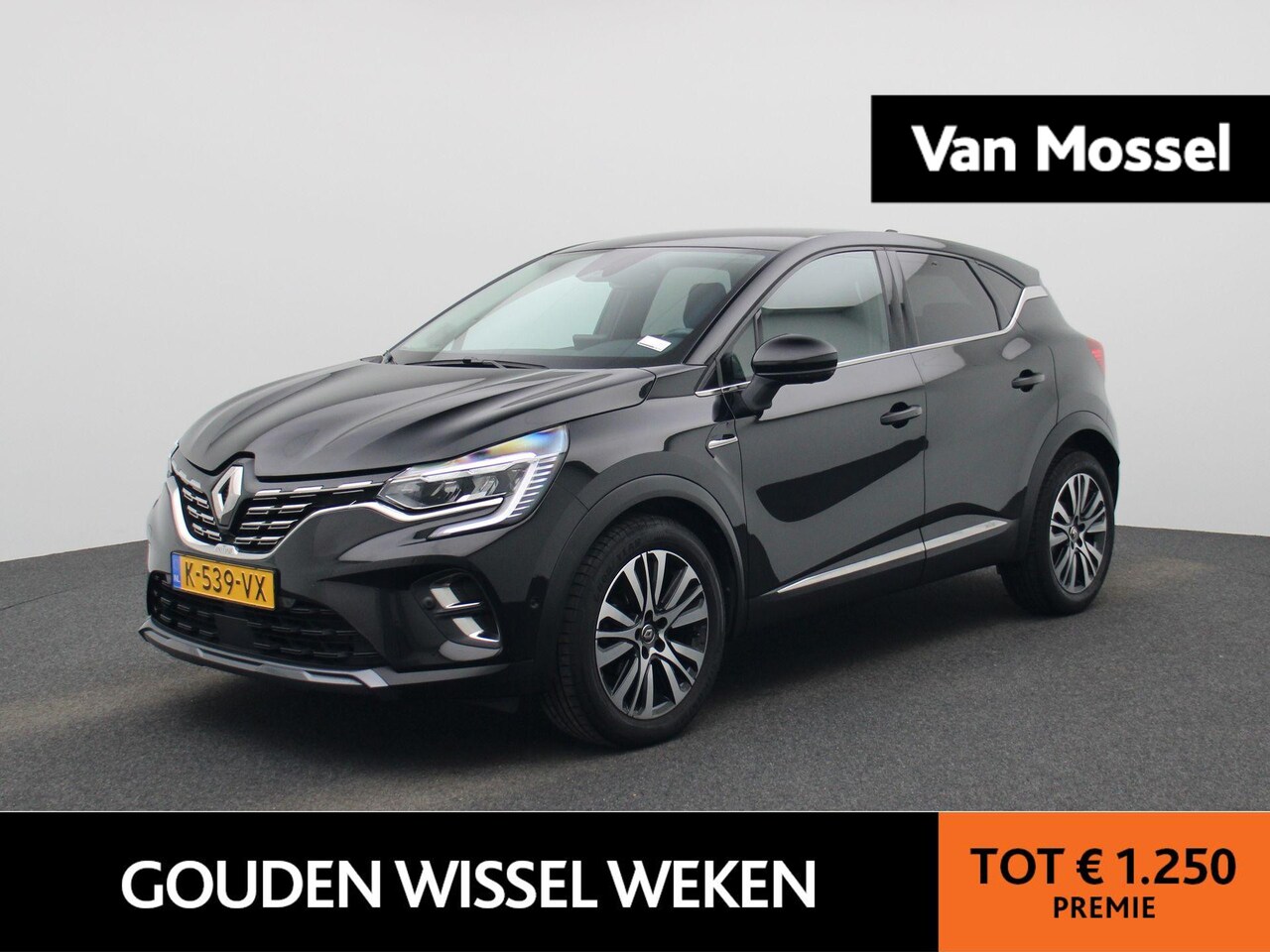 Renault Captur - 1.3 TCe 140 Initiale Paris | Automaat | Leder | Navigatie | Stoel verwarming | Apple carpl - AutoWereld.nl