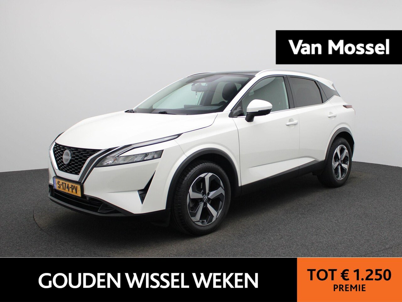 Nissan Qashqai - 1.3 MHEV N-Connecta | Navigatie | Apple Carplay / Android Auto | Panoramadak | Virtual Coc - AutoWereld.nl