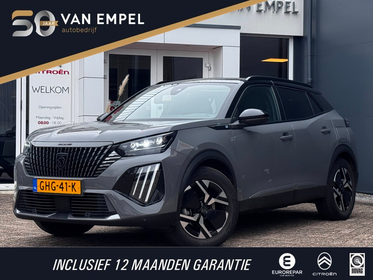 Peugeot e-2008 - EV GT 54 kWh | NL-Auto | Camera | Navigatie | Virtual Cockpit | LED-Verlichting | 1e Eigen - AutoWereld.nl
