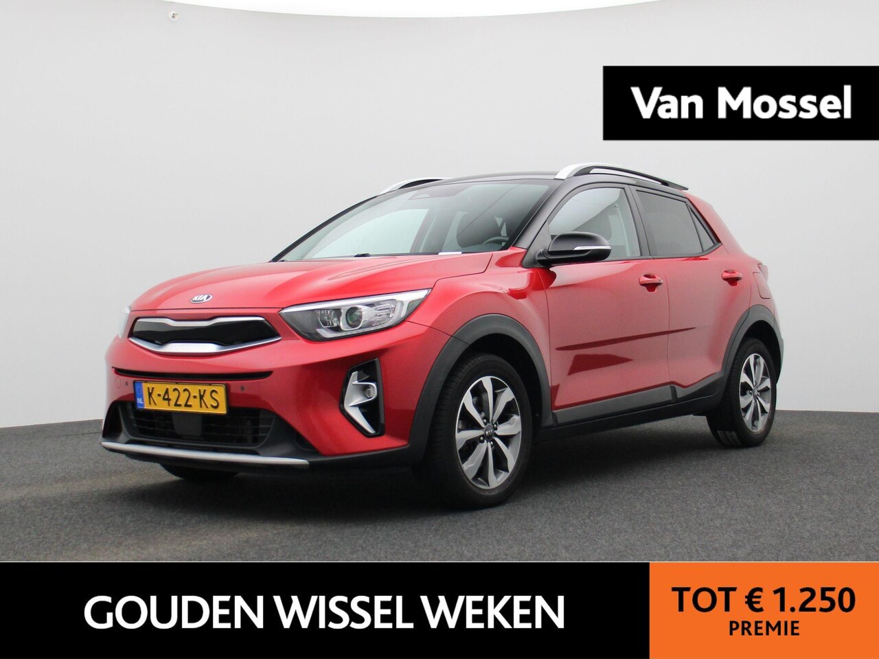 Kia Stonic - 1.0 T-GDi MHEV DynamicPlusLine | LMV | Navigatie | Parkeer sensoren | Climate control | Bl - AutoWereld.nl