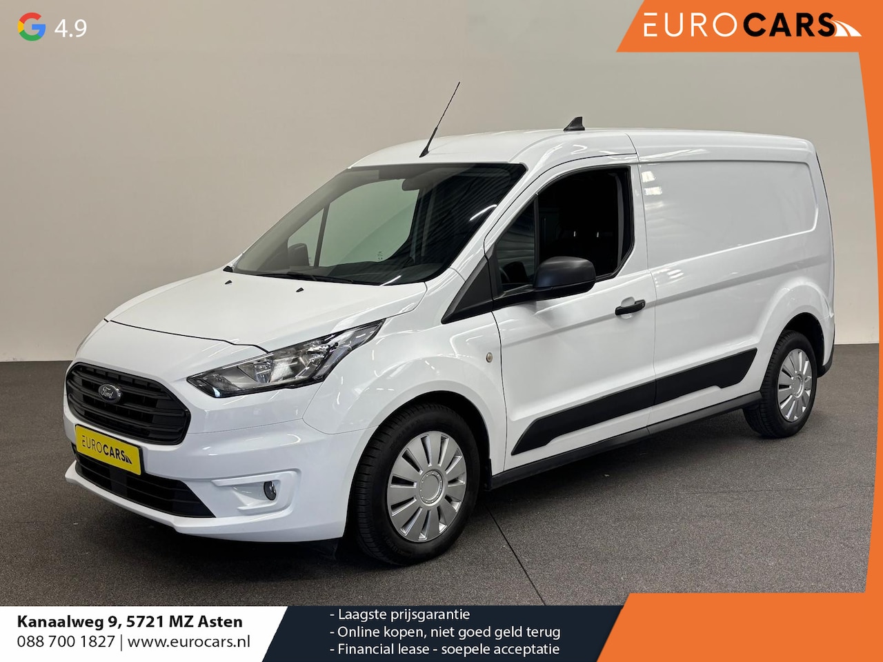 Ford Transit Connect - 1.5 EcoBlue L2 Trend Automaat Airco Radio Cruise Control Parkeersensoren Achterklep Verwar - AutoWereld.nl