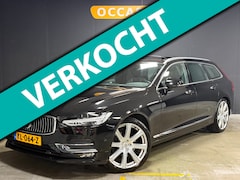 Volvo V90 - 2.0 D4 Inscription|PANO|360|KEYLESS|LED|HUD|DODEHOEK|LEDER|MEMORY|B&W|STOELV|TREKHAAK|CARP